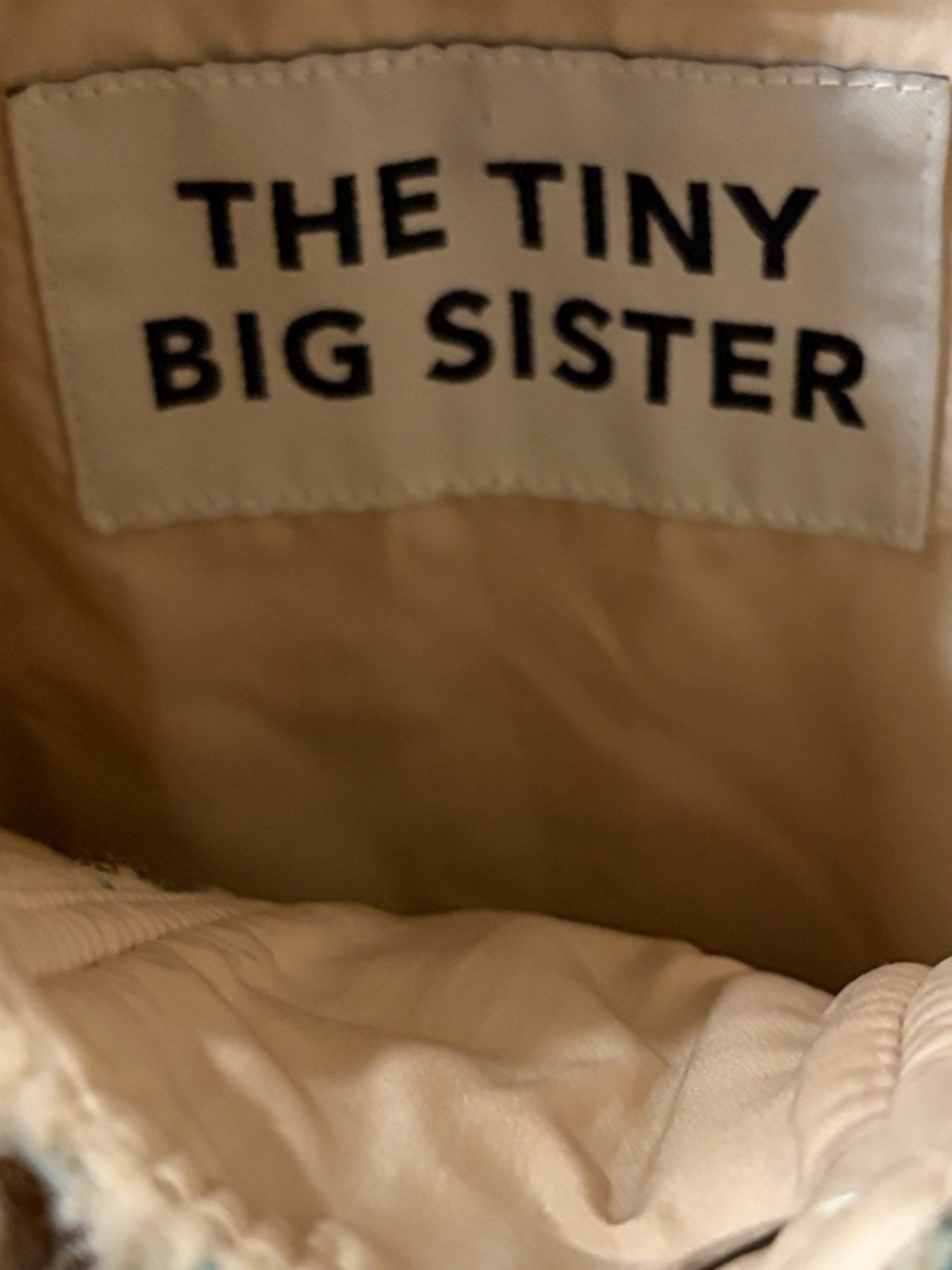 The Tiny Big Sister Roses Sherpa Jacket Size M/38 - Picture 12 of 13